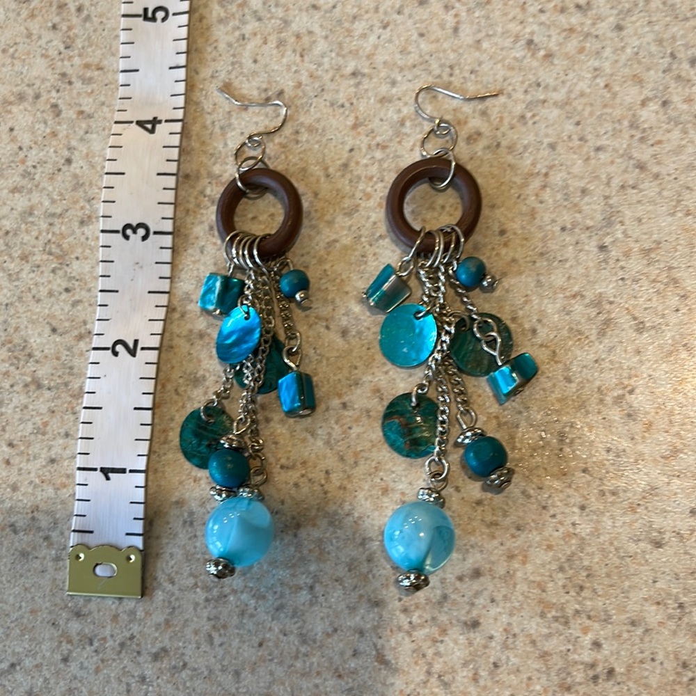 Blue earrings